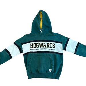 H&M Green and White Hogwarts Hoodie